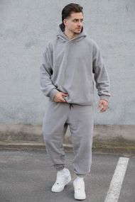 Флісовий спортивний костюм Without Utopia Gray