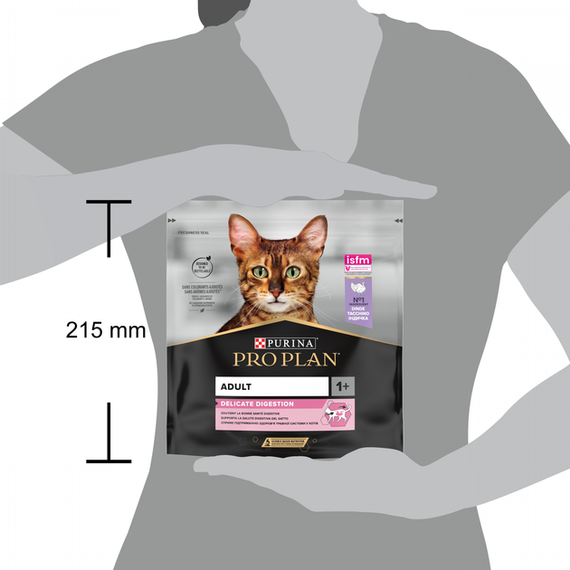 Сухий корм PRO PLAN Adult 1+ Delicate Digestion для дорослих котів із чутливим травленням індичка 0.4 кг | Зображення 2