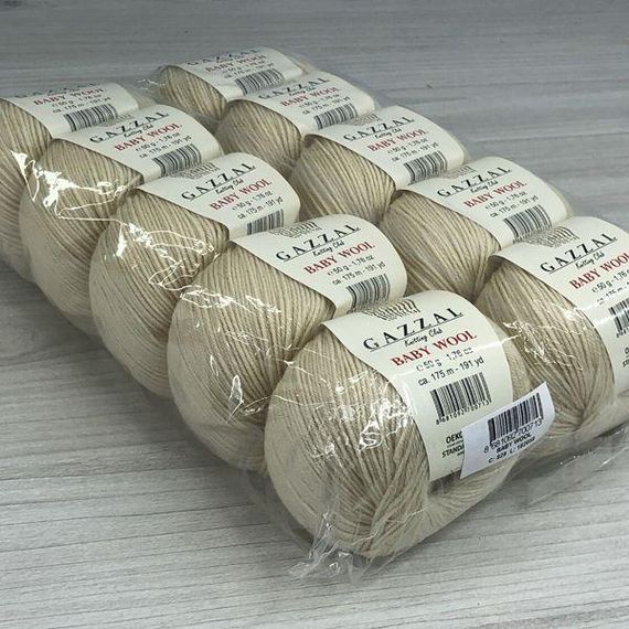 Пряжа Gazzal – Baby Wool колір 829 | Зображення 3