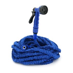 Шланг Садовий KY-450B, 15-45м/150ft, + розпилювач, насадка на кран, Blue, Box