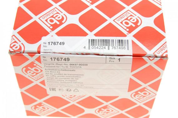 Пильовик шруса внутрішній Toyota Yaris 05- 176749 | Зображення 6