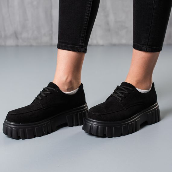 Броги женские Fashion Danzig 3772 36 размер 235 см Черный | Зображення 7