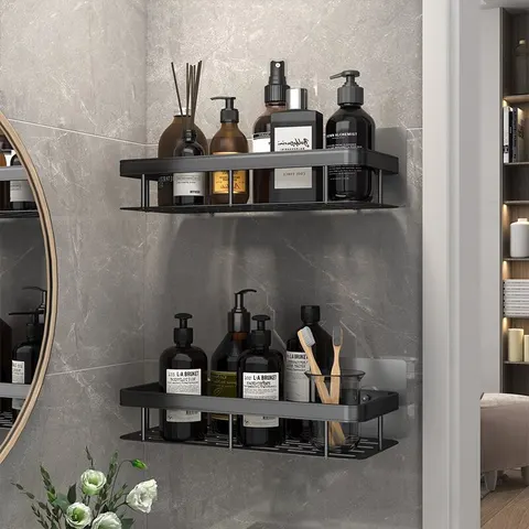 Полка в ванную (30х13х5,5см) STORAGE RACK AND197, настенная/органайзер для ванной комнаты на стену | Зображення 2