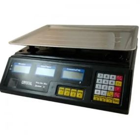 Торгівельні електроваги з лічильником ціни Crystal CR 50 kg 6v (2gm)