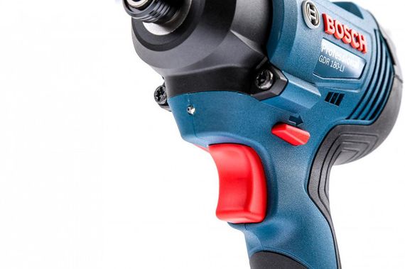 Шуруповерт ударный Bosch GDR 180-Li, 2х18 В, 160 Нм, 1/4', 1.1кг, кейс (0.601.9G5.123) | Зображення 3