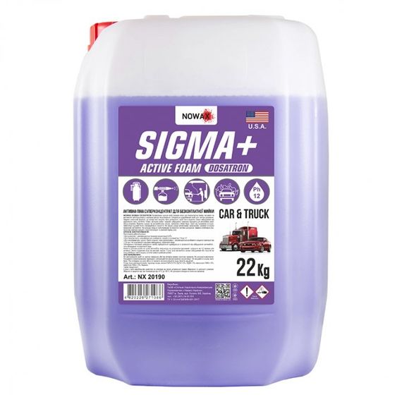 NOWAX Піна активна, суперконц-т для безконтактної мийки SIGMA+ DOSATRON ACTIVE FOAM 22kg NX20190