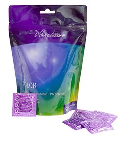 Презервативи - Vibratissimo Color, 50 шт.