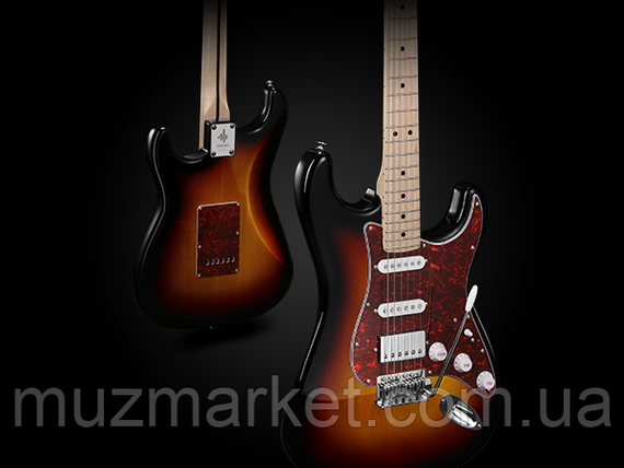 Електрогітара DONNER DST-152 Sunburst - (Комплект) | Зображення 6