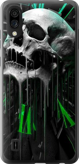 Чехол на ZTE Blade A5 2020 Череп-часы "4100u-2111-17620"