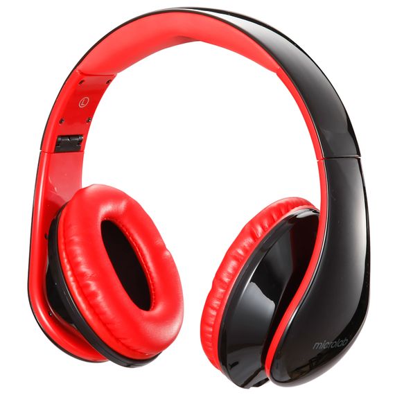 Гарнітура Microlab K360, 3,5мм, Black-Red | Зображення 2