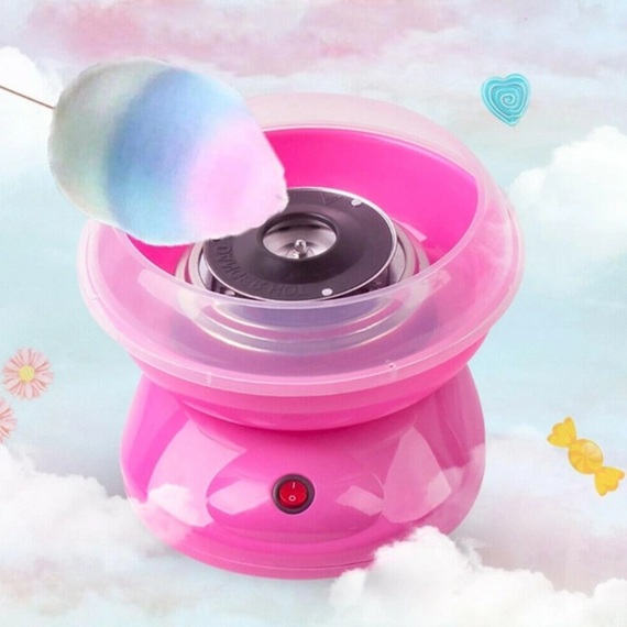 Мобільний апарат для цукрової вати Candy Maker WJ15, Потужна машинка для солодкої вати   знижка