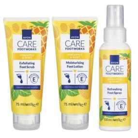 Набор для ухода за ногами Avon «Ананас & Мята» - 3в1 | НОВИНКА