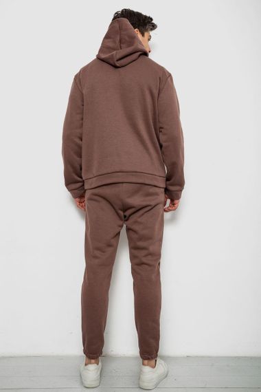 Спортивный костюм мужской на флисе, цвет мокко, 238R57046 | Зображення 3
