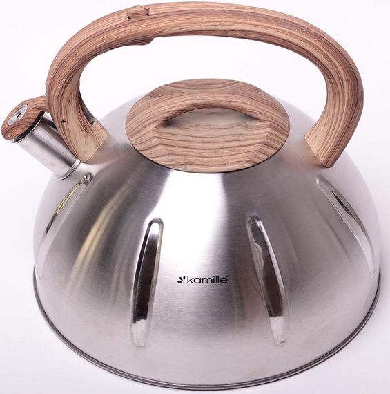 Чайник Kamille Whistling Kettle 5л з нержавіючої сталі зі свистком | Зображення 1