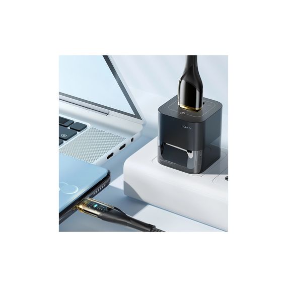 Дата кабель USB 2.0 AM to USB-C 2.0m 7A black Essager (EXCT-XJA01-P) | Зображення 5