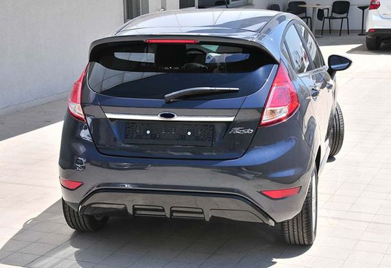 Задній дифузор DPT V-2 (HB, чорний глянець) для Ford Fiesta 2008-2017 рр | Зображення 1