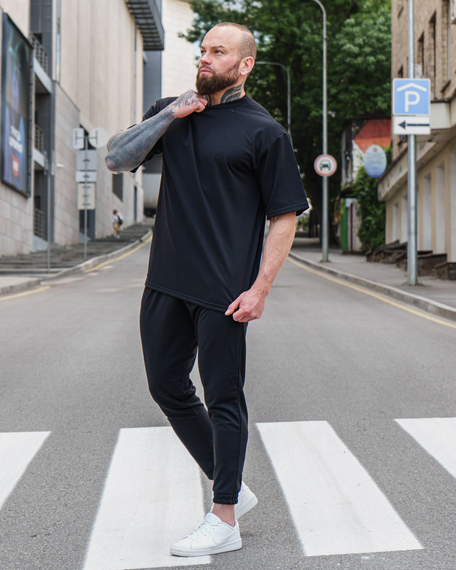 Комплект Марсель оверсайз чёрный S M | Зображення 7