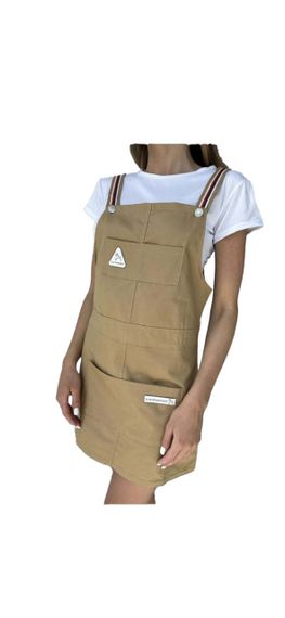 Сарафан літній міні з футболкою М&M бежевий (213731) | Зображення 1