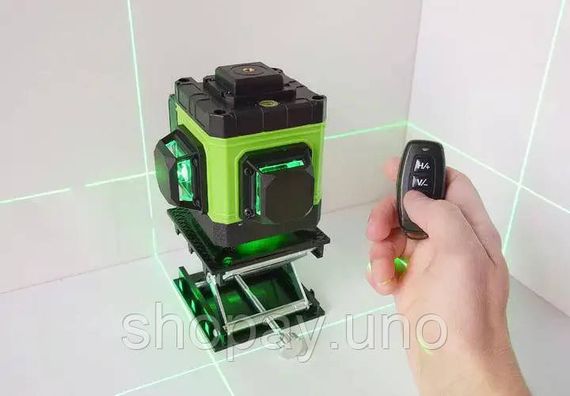 Лазерный уровень 3D с зеленым лучом IE12A MA475 • Самовыравнивающийся лазерный нивелир для ремонта, отделки и точной разметки | Зображення 3