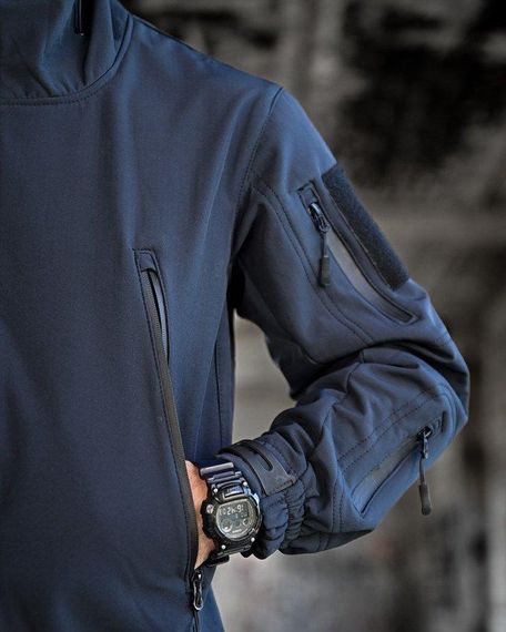 Тактическая куртка Soft Shel синий ВТ6474 | Зображення 5