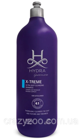 Шампунь для собак та котів Hydra X-Treme Ультра очищаючий та знежирюючий 4:1 1 л 7898574024323