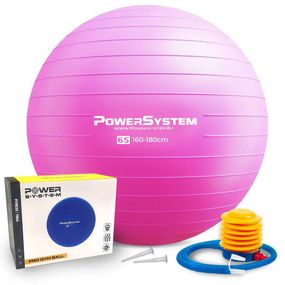 М'яч для фітнесу (фітбол) Павер сістем PS-4012 Ø65 cm PRO Gymball Pink