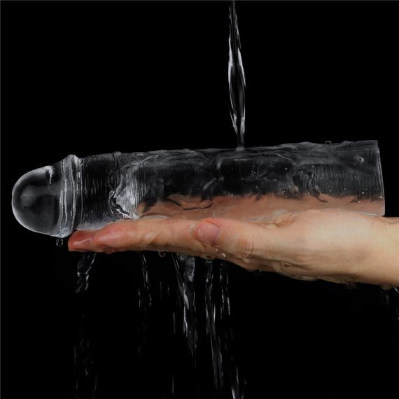 Насадка - Flawless Clear Penis Sleeve Add 2" Clear Sex Aura | Зображення 4