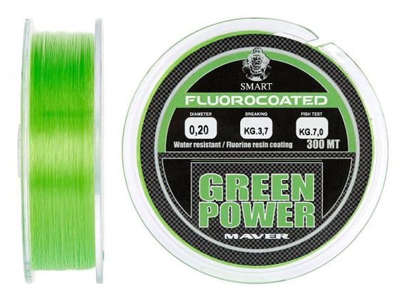 Волосінь Smart Green Power Fluorine 300m 0.30mm 8.5kg