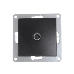 Розетка черная NB-1TV bk