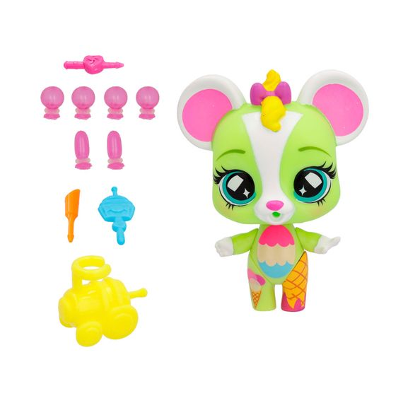 Игровой набор Мышонок Молли Bubiloons 85619 фигурка, аксессуары, шарики | Зображення 1