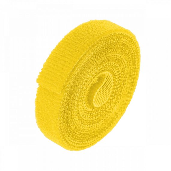 Багатофункціональна стрічка Bradas Т рулон на липучці, 12 мм х 2 м, жовта (HLT1202/YL) | Зображення 2