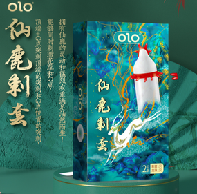 Презерватив OLO с усиками + шарик "Fairy deer Spiny condom" (1 презератив + 1 шарик) sexstyle