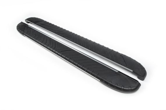 Боковые пороги Bosphorus Grey (2 шт., алюминий) Стандартная база для Volkswagen Caddy 2004-2010 гг | Зображення 2