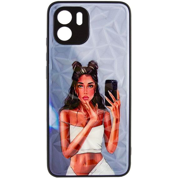 TPU+PC чохол Prisma Ladies для Xiaomi Redmi A1 / A2 TPU+PC, Black in White | Зображення 1