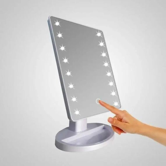 Дзеркало настільне з підсвічуванням, Дзеркало Smart Touch Mirror для макіяжу   знижка