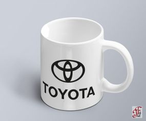 Чашка  з принтом авто логотип Toyota  (02010102020)