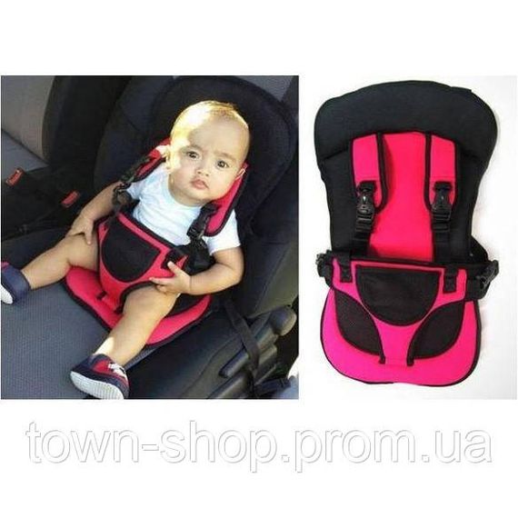 Детское бескаркасное автокресло Multi Function Car Cushion до 12 лет. Цвет: красный | Зображення 2