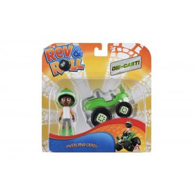 Ігровий набір Rev&amp;Roll Рев та Рамбл DieCast Овен та Краш (EU881041) | Зображення 6