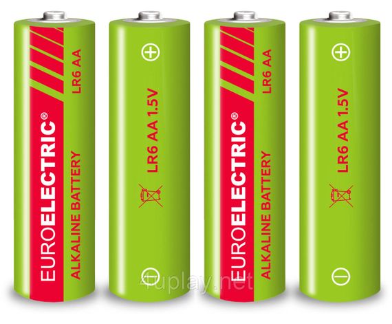 Батарейки щелочные Euroelectric AA 4 шт.