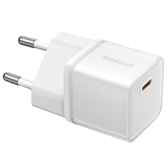 СЗУ Baseus GaN5S OS 20W (1USB-C) (P10162503) Moon White | Зображення 1