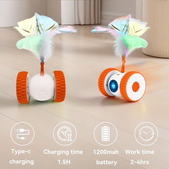 Бадминтон - мышка,игрушка для животных USB Cat teaser AND XL-1233 | Зображення 5