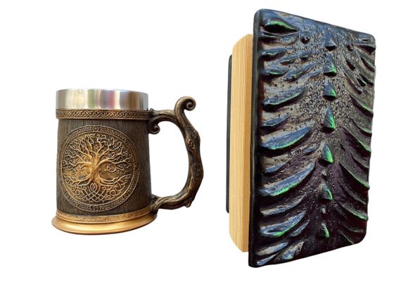 Подарунковий набір Кухоль 3D Друїд Ігграсиль і Блокнот 3D «Око Лісового Дракона» | Зображення 1