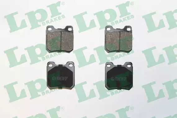 Колодки задні гальмівні Omega A/B/Vectra B, LPR (05P334) (1605006) | Зображення 1