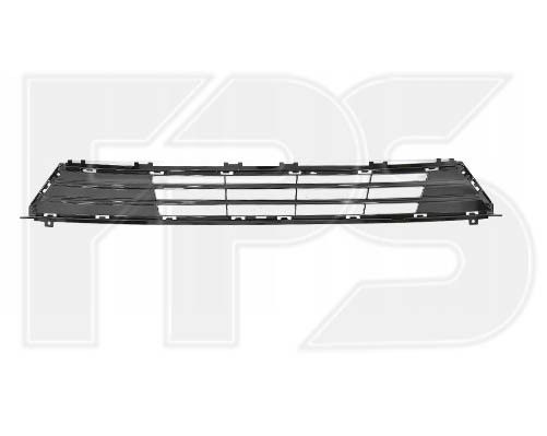 Решетки в бампере средняя (черный глянец) Ford Mondeo '17- (FPS)