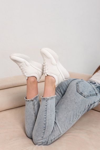 Кроссовки женские Fashion Cecil 3942 38 размер 245 см Белый | Зображення 9