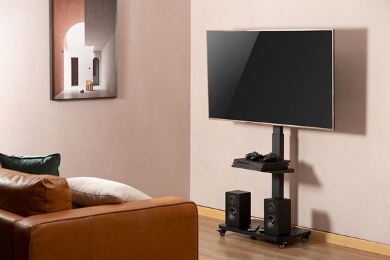 Підлогова тумба під телевізор поворотна Gembird TVS-75S-02 | Зображення 4