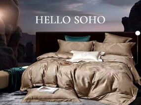 Комплект постільної білизни Soho Євро Boutique 200х230 см Venzel Cream