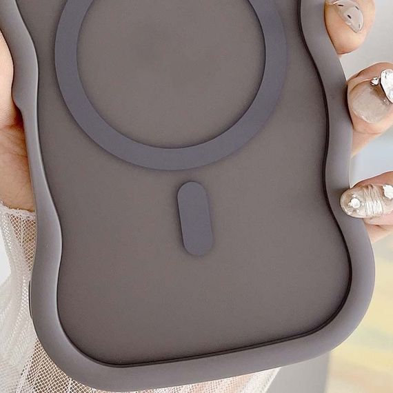 Чохол TPU+PC Undine with Magnetic Fit для Apple iPhone 15 (6.1") Grey | Зображення 1