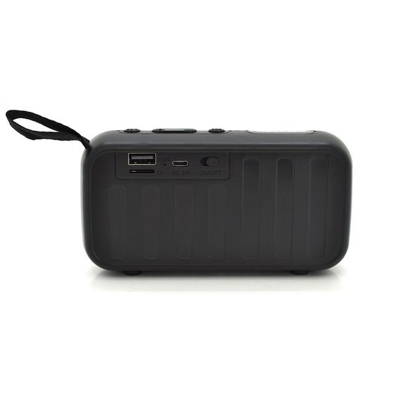 Bluetooth колонка Denmen DR08, 3W, USB, корпус паласмас, Black | Зображення 1