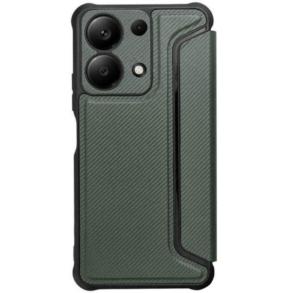 Кожаный чехол книжка GETMAN Razor (PU) для Xiaomi Redmi Note 13 Pro 4G / Poco M6 Pro 4G | Зображення 1